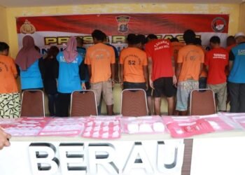 26 Kasus Narkotika Diamankan Polres Berau