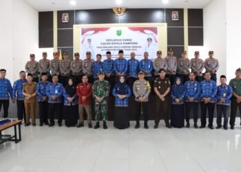 Deklarasi Damai Calon Kepala Kampung Pemilihan Serentak Kabupaten Berau 2023