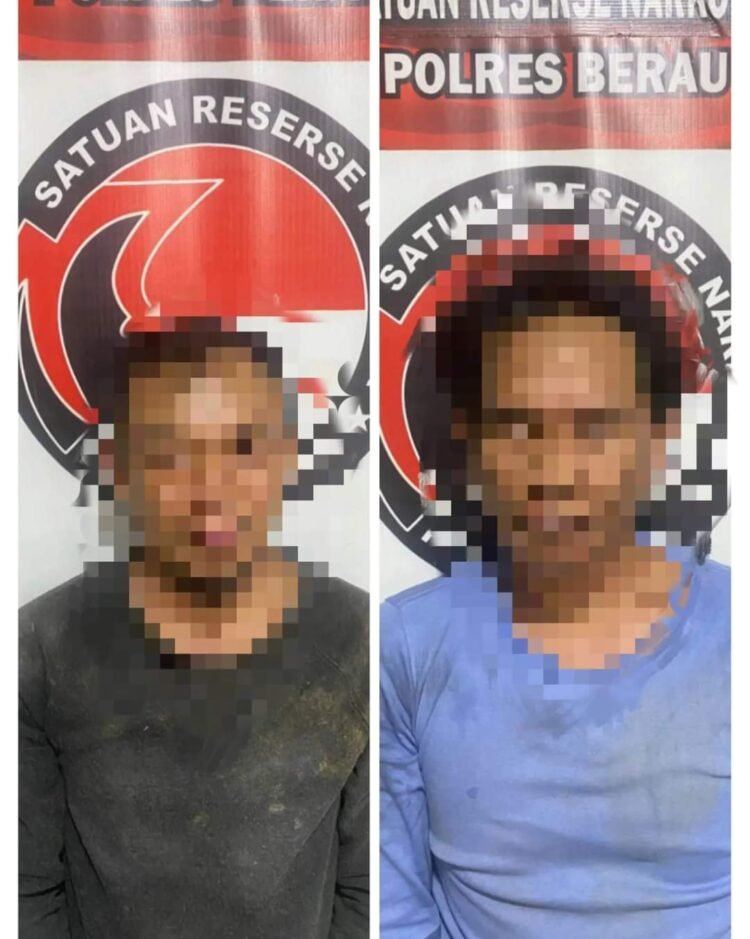 Satresnarkoba Polres Berau, Kembali Tangkap Dua Orang Mantan Napi Kasus Narkotika