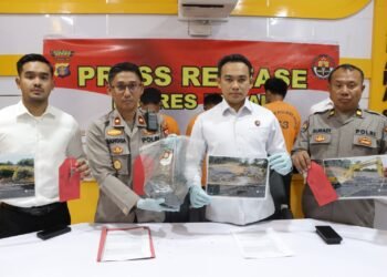 Kembali, Polres Berau Amankan 3 Pelaku Tambang Ilegal