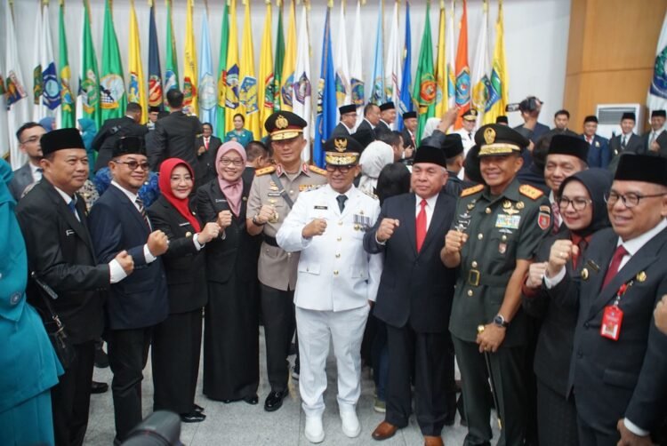 Hadiri Pelantikan Penjabat Gubernur Kaltim, Bupati Ajak Kolaborasi