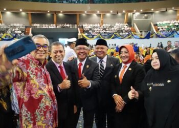 Bupati Berau Hadiri Pisah Sambut Gubernur, Pesan Isran-Hadi Jadi Perhatian