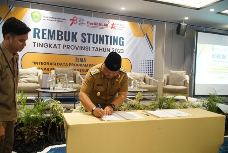 Wabup Gamalis Hadir Langsung di Rembuk Kaltim Terkait Komitmen Turunan Stunting