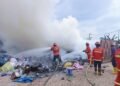 Ternyata Gudang Penumpukan Barang Bekas Yang Terbakar