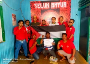 DPC SART Teluk Bayur, Lakukan Aksi Solidaritas Buat Rakyat Palestina
