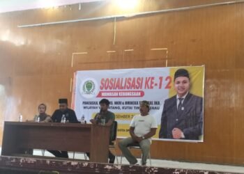 Politisi Dari Partai Golkar M Udin Gelar Sosialisasi ke-12 Di Berau
