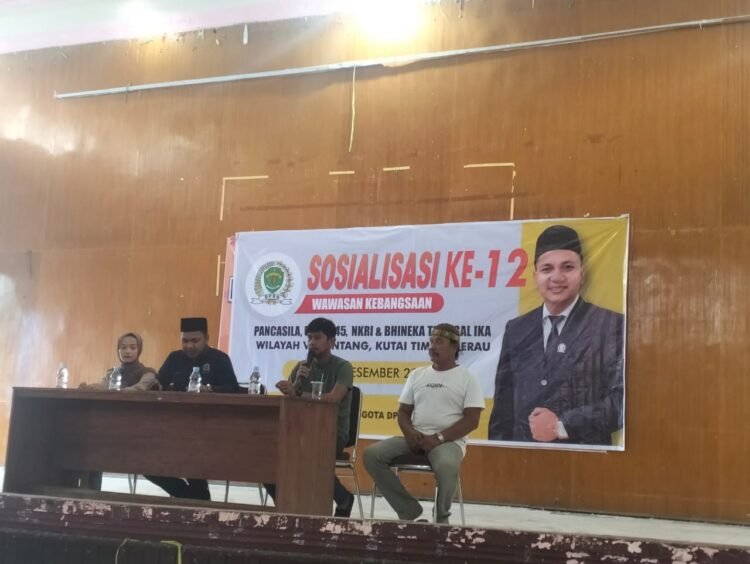 Politisi Dari Partai Golkar M Udin Gelar Sosialisasi ke-12 Di Berau