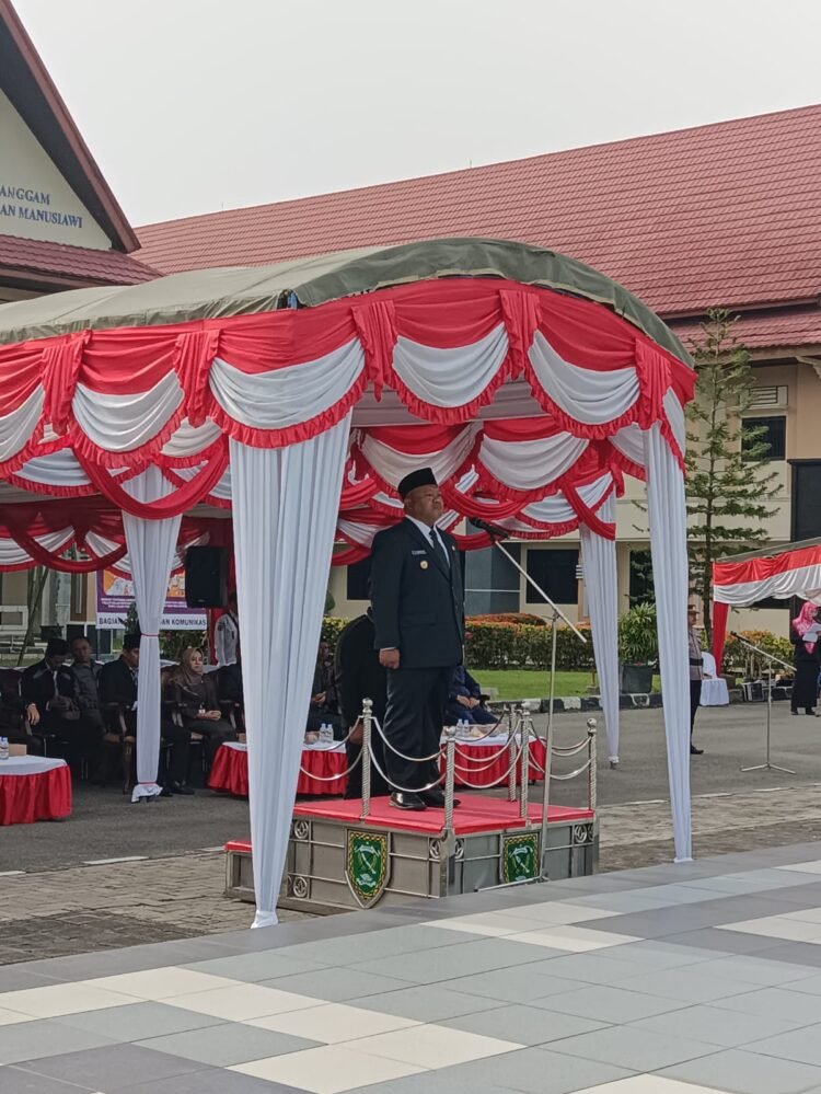 Wabup Pimpin Upacara Peringatan Ke-75 Hari Bela Negara