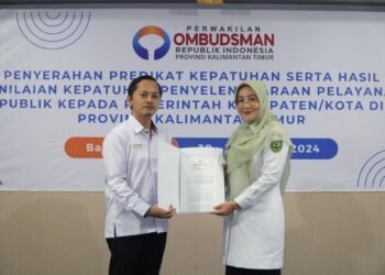 Capai Zona Hijau, Pemkab Berau Raih Penghargaan Ombudsman RI