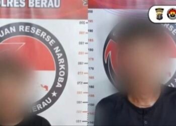 Polres Berau Tangkap Dua Pengedar Sabu Di Jalan Pengeran Diguna