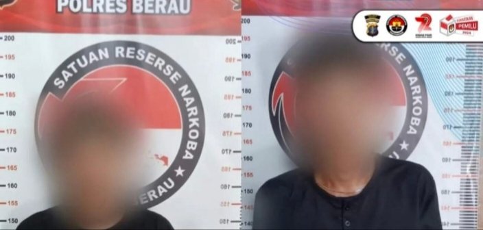 Polres Berau Tangkap Dua Pengedar Sabu Di Jalan Pengeran Diguna