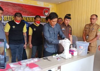 Polres Berau Musnahkan 643,61 Gram Sabu Hasil Ungkap 9 Kasus Narkoba