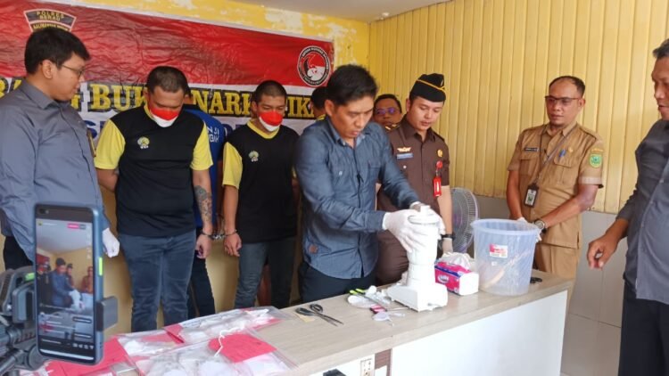 Polres Berau Musnahkan 643,61 Gram Sabu Hasil Ungkap 9 Kasus Narkoba