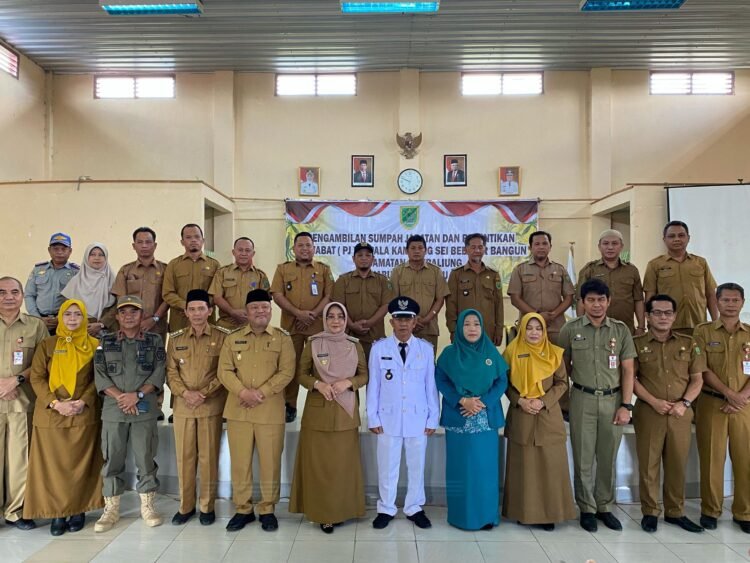 Lantik Pj Kades Sei Bebanir Bangun, Ini Pesan Bupati