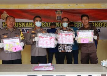 Komitmen Berantas Narkoba, Polres Berau Musnahkan Sabu 23,99 Gram