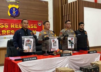 Berantas Judi dan Miras, Polres Berau Amankan Puluhan Pelaku dan Barang Bukti