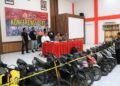 Berhasil Ungkap Kasus Curanmor, Polres Berau Amankan 21 Unit Motor Dari Tiga Pelaku