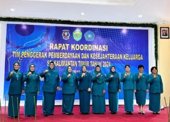 TP PKK Kabupaten Berau , Ikuti Rakor PKK Se-Kaltim
