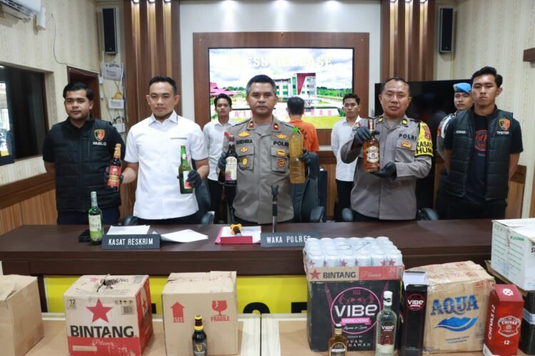 23.795 Botol Minuman Beralkohol Disita Satreskrim Polres Berau