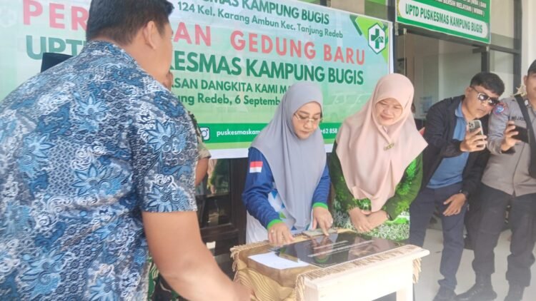 Bupati Resmikan Puskesmas Kampung Bugis