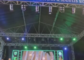 Bupati Sri Juniarsih Mas Hadiri Langsung Tablig Akbar Di GOR Pemuda Berau