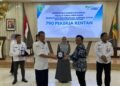 Bupati Secara Langsung Hadiri Launching Program Perlindungan Kepada Pekerja Rentan di Kabupaten Berau
