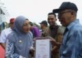 Selain Singgung Peran PMI Dalam Mengatasi Perubahan Iklim Saat Ini, Bupati Juga Berikan Penghargaan Ke Pendonor Yang Aktif