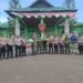 Polres Berau Berikan Ucapan Selamat HUT TNI Ke-79 di Yon Armed 18/Komposit