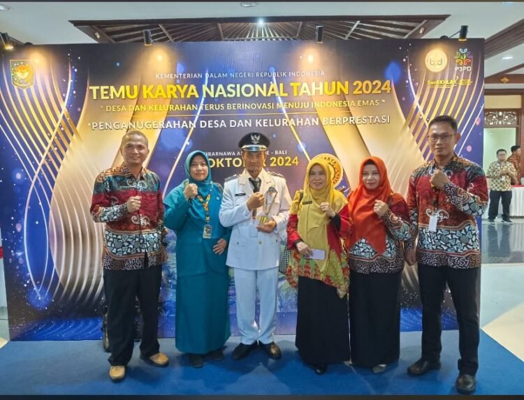 Kampung Kayu Indah Raih Peringkat III Desa Teladan Nasional 2024