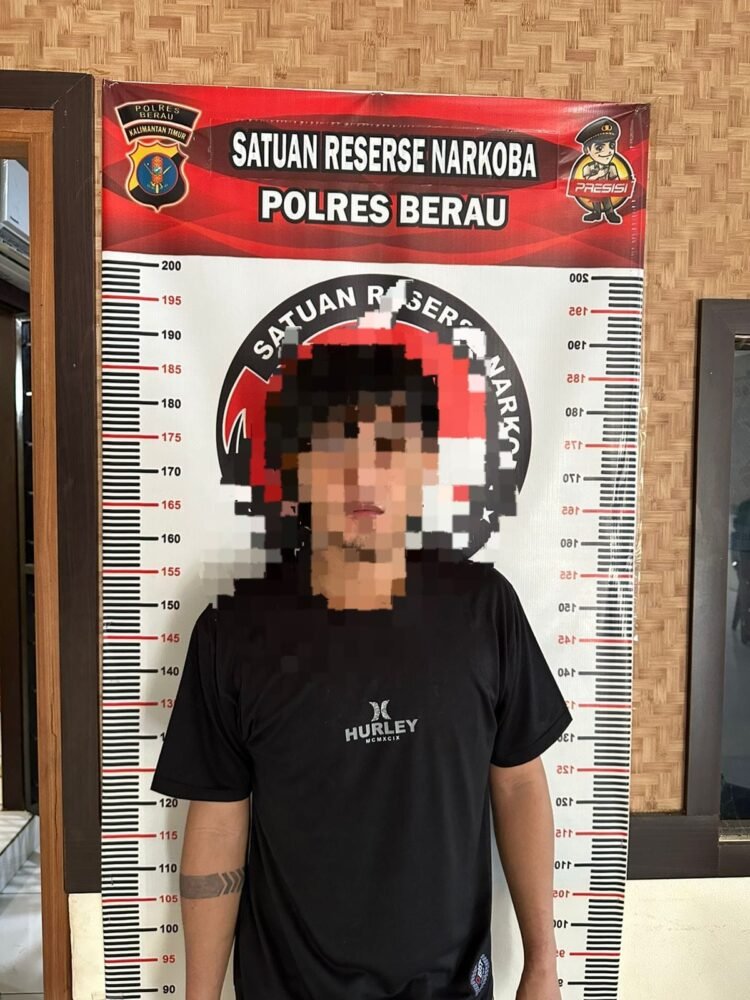 Satresnarkoba Polres Berau Amankan Pemuda Berumur 28 Tahun Beserta Sabu 84,01 Gram
