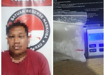 Tahun Baru, Polres Berau Ungkap Kasus Narkoba 78,64 Gram