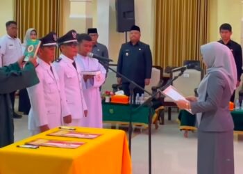 Lantik Pj Kakam Tasuk dan Punan Malinau, Ini Pesan Bupati Berau