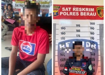 Ternyata Sengaja Dibakar, Polres Berau Amankan Dua Pelaku