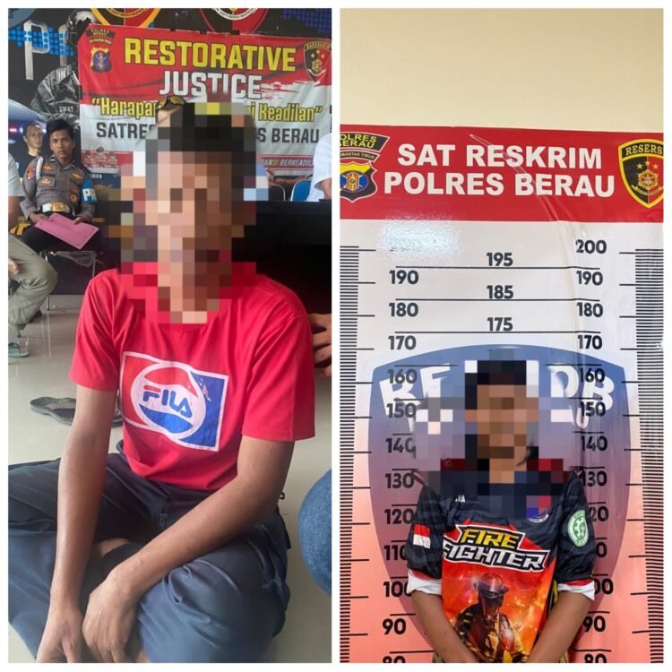 Ternyata Sengaja Dibakar, Polres Berau Amankan Dua Pelaku