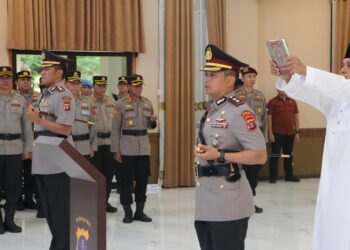Jabatan Kapolres Berau Berganti Dari AKBP Khairul Basyar Ke AKBP Ridho Tri Putranto