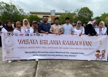 Sekkab Buka Wisata Belanja Ramadhan Untuk Anak Yatim dan Dhuafa di Pasar Adji Dilayas
