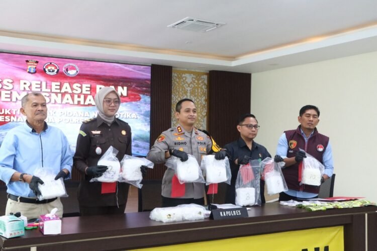 Polres Berau Amankan Sabu 10 Kilogram Dari Kurir