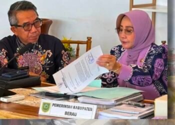 Bupati Berau dan Kutai Timur Bertemu Di Balikpapan Bahas Konflik Tapal Batas Semindal Biatan Ilir