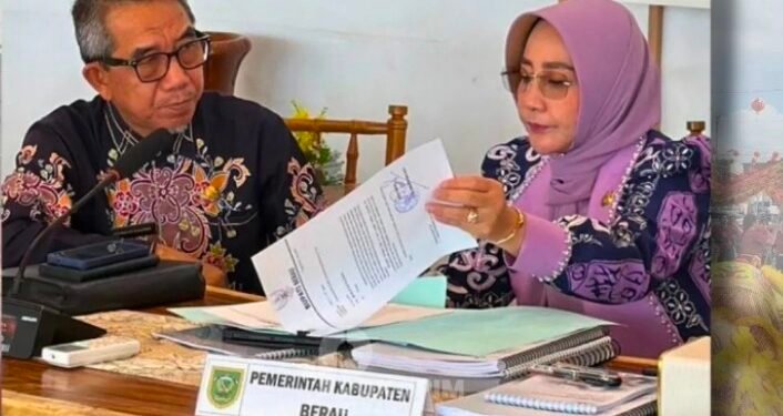 Bupati Berau dan Kutai Timur Bertemu Di Balikpapan Bahas Konflik Tapal Batas Semindal Biatan Ilir