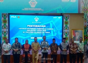 Bupati Berau Serahkan LKPD 2025, Perkuat Komitmen Transparansi Keuangan