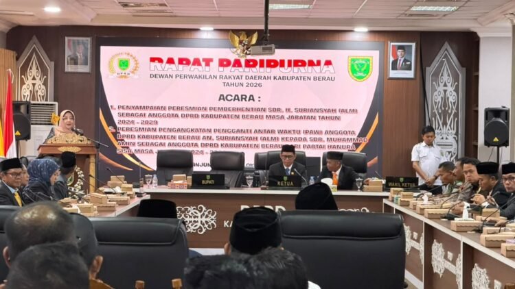 PAW Anggota DPRD Berau, Bupati Minta Muhammad Amin Segera Beradaptasi