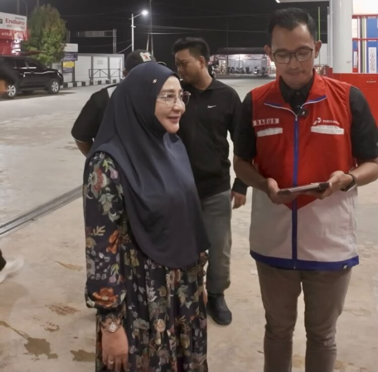 Cegah Kendaraan Mengantre Berulang, Pendataan Plat Motor di SPBU Berau Berlanjut